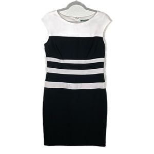 Lauren Ralph Lauren women’s Sz 10 sheath dress Preppy sleeveless lined